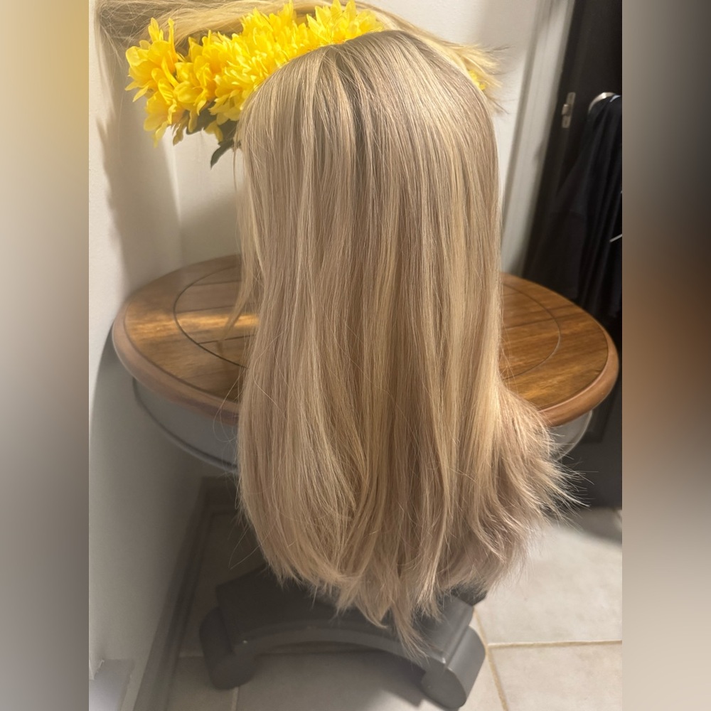 Madison Hair Collection 24" Silk Hair Topper 9"x9" Large Base NEW PICS ADDED - Picture 9 of 17